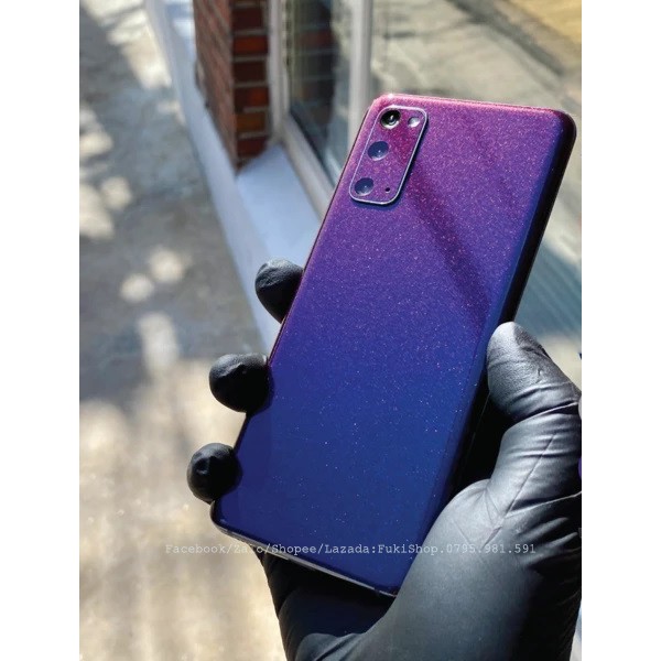 Tấm Dán Skin FULL Viền Glossy Flip Space Note8 Note9 Note10 Note10+ Note10Lite ZFlip S20 S20Ultra S20+ S10 A70