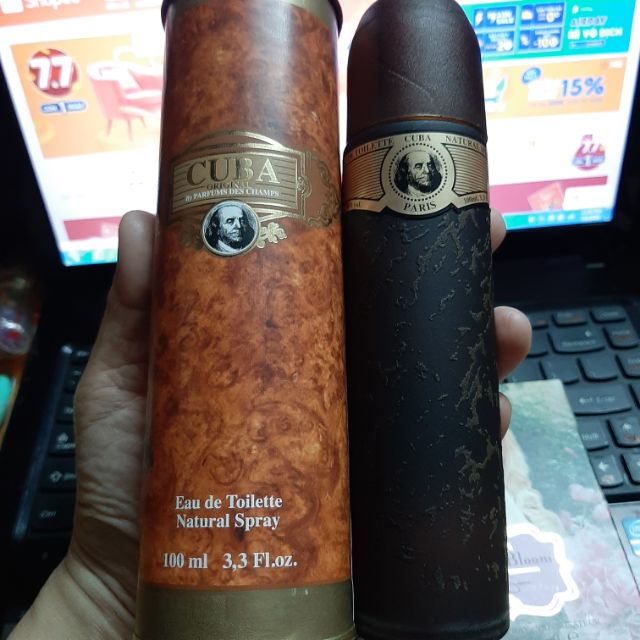 Nước hoa CUBA GOLD 100ml - Hàng Pháp