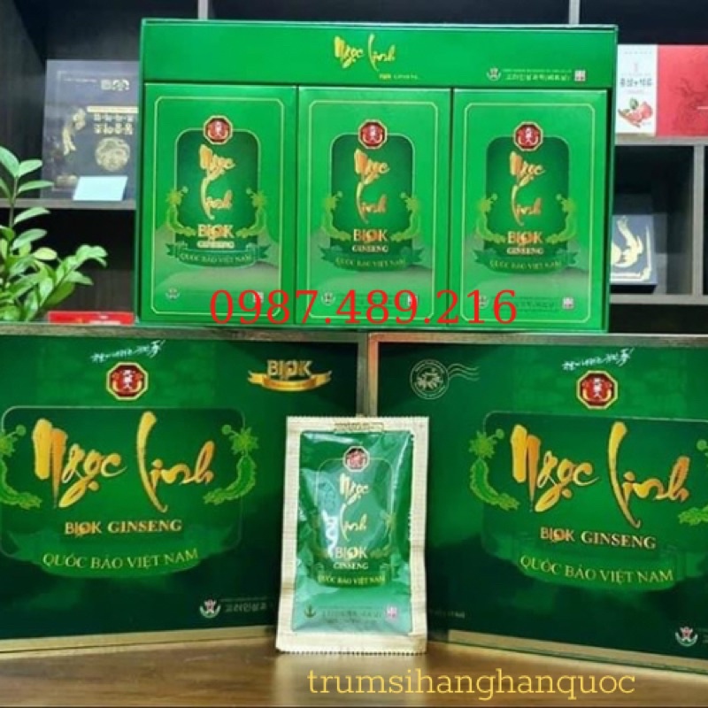 [Freeship Extra] Sâm Ngọc Linh Biok - Quốc Bảo Việt Nam - Xách 15 Gói