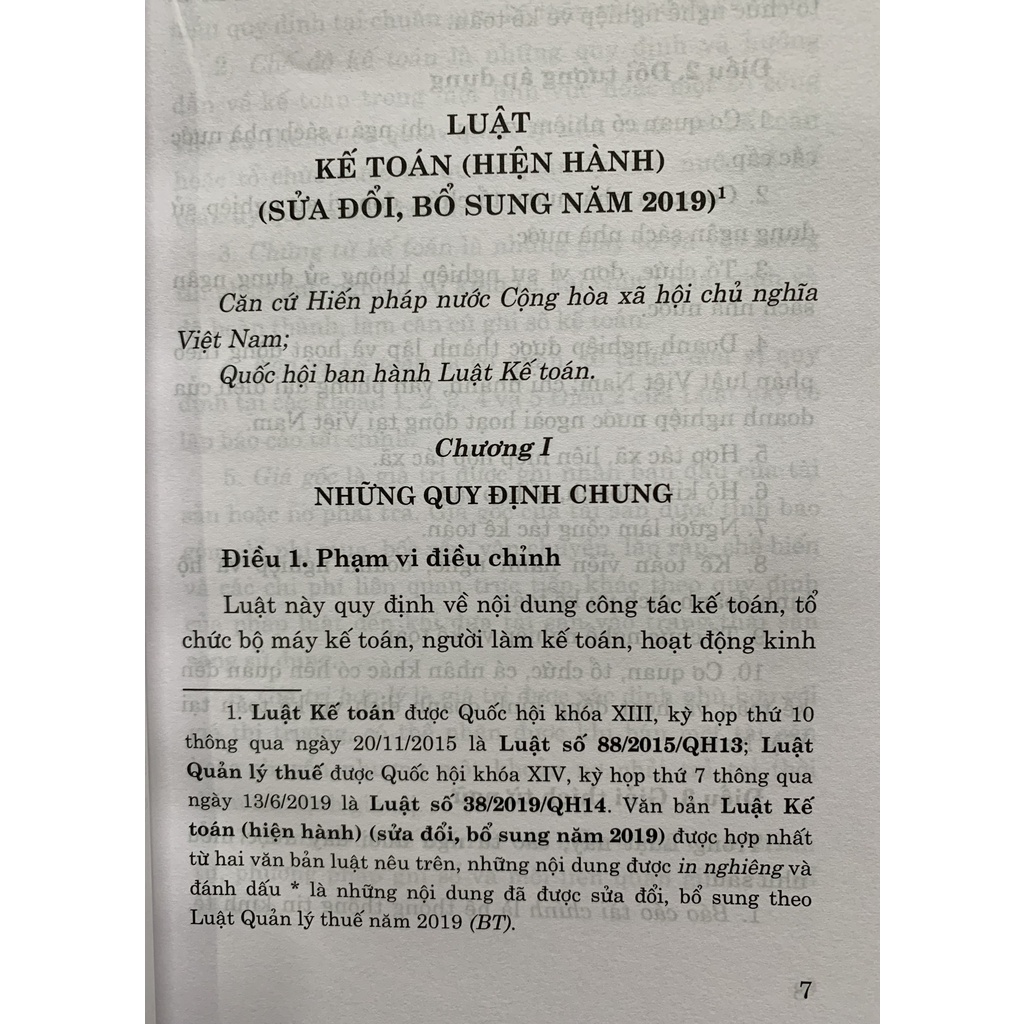 Sách- Luật Kế Toán