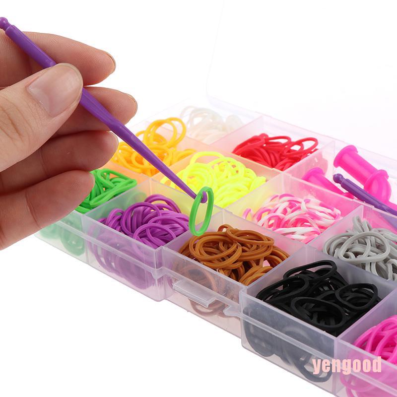 Bộ 600 Vòng Tay Cao Su Co Giãn Diy