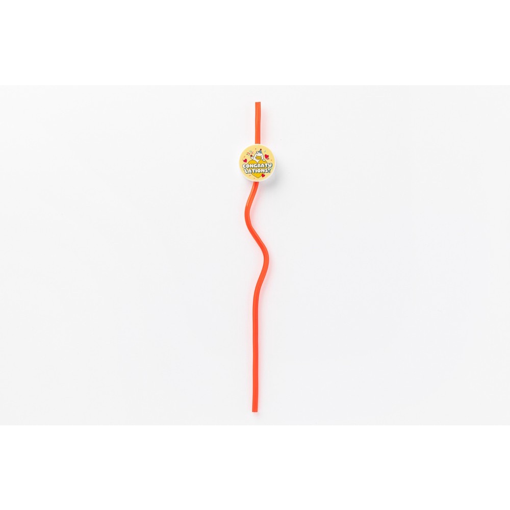 Ống Hút ARTBOX Hàn Quốc Melody Xinh Xắn Sinh Nhật Màu Đỏ