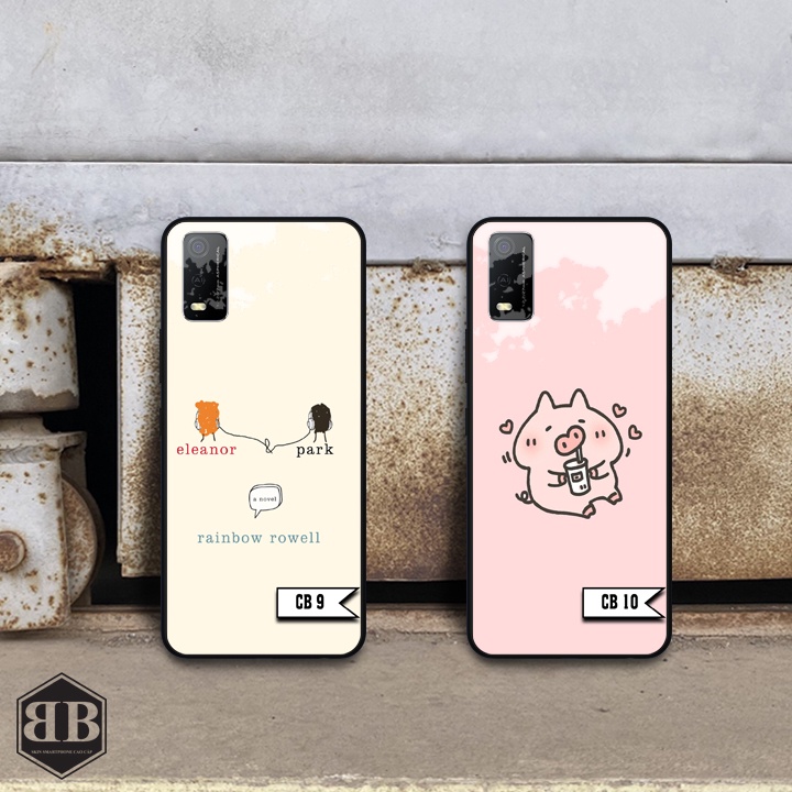 Ốp lưng kính cường lực Vivo Y3S hình in cho nữ