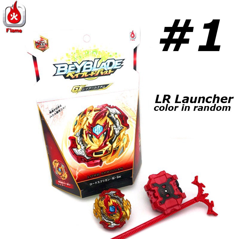 Bộ đồ chơi con quay và máy phóng LR FLAME B-149 GT Lord Springgan Beyblade dành cho bé trai