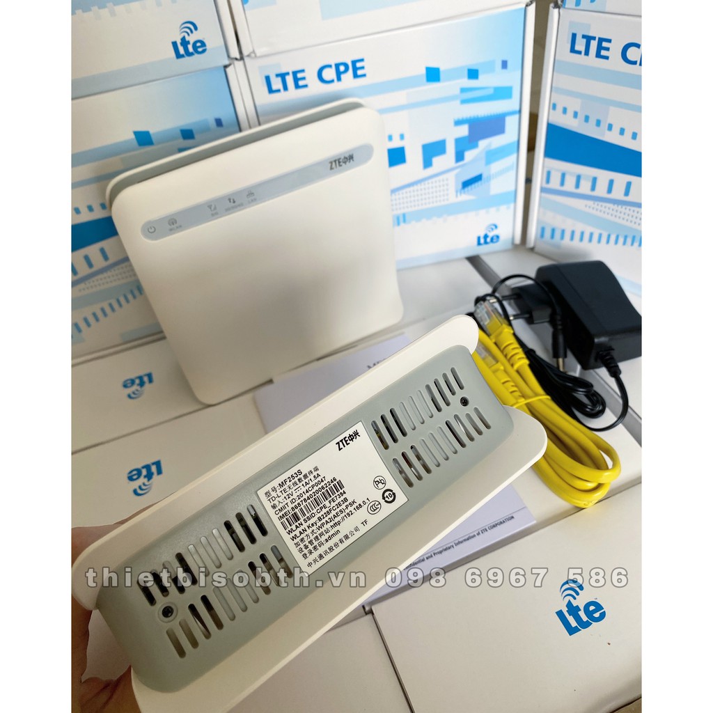 Bộ phát wifi từ sim 3g/4g ZTE MF253S Có cổng lan, truy cập 32 User | BigBuy360 - bigbuy360.vn