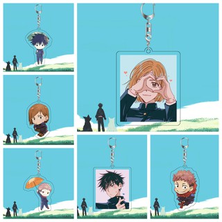 ( mica trong acrylic ) Móc khóa in hình CHÚ THUẬT HỒI CHIẾN JUJUTSU KAISEN móc treo anime trang trí trưng bày xinh xắn