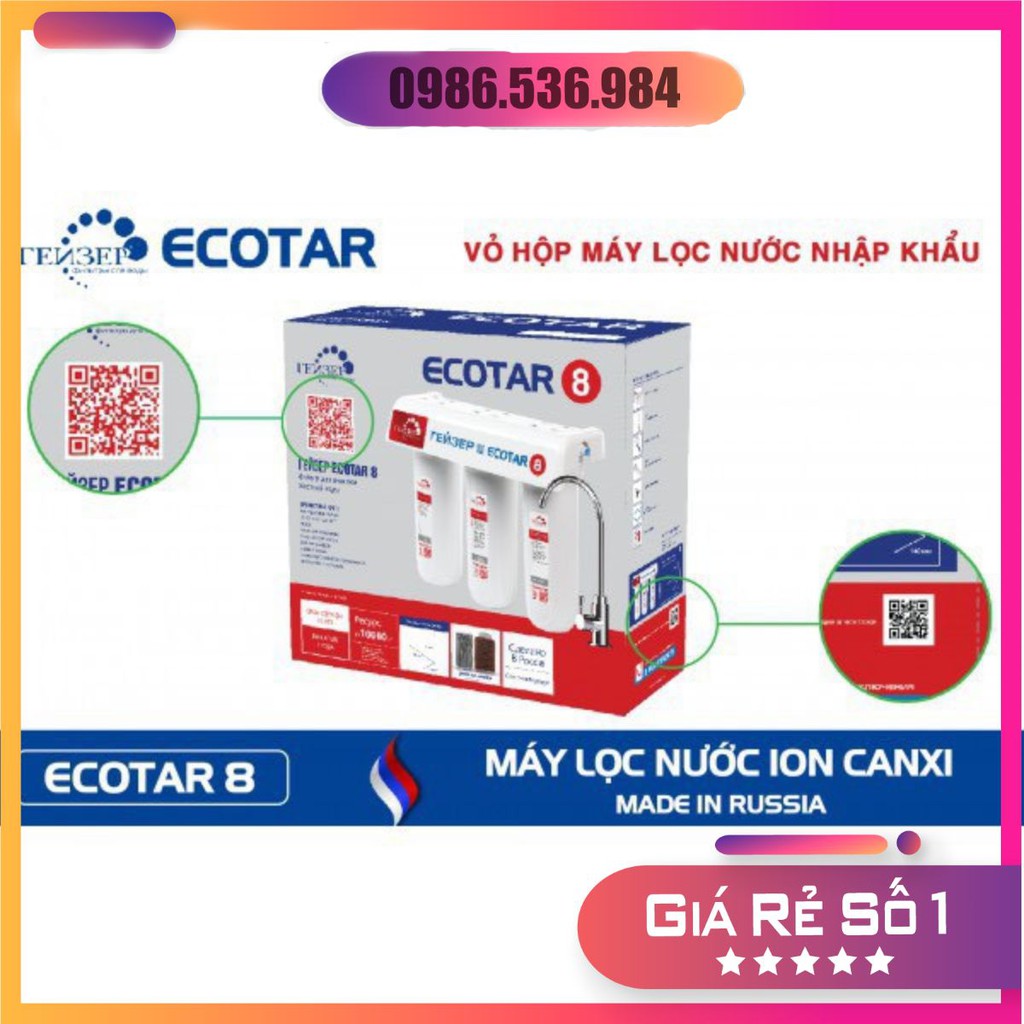 Máy Lọc Nước Geyser Ecotar 8 ♥️ Chính Hãng