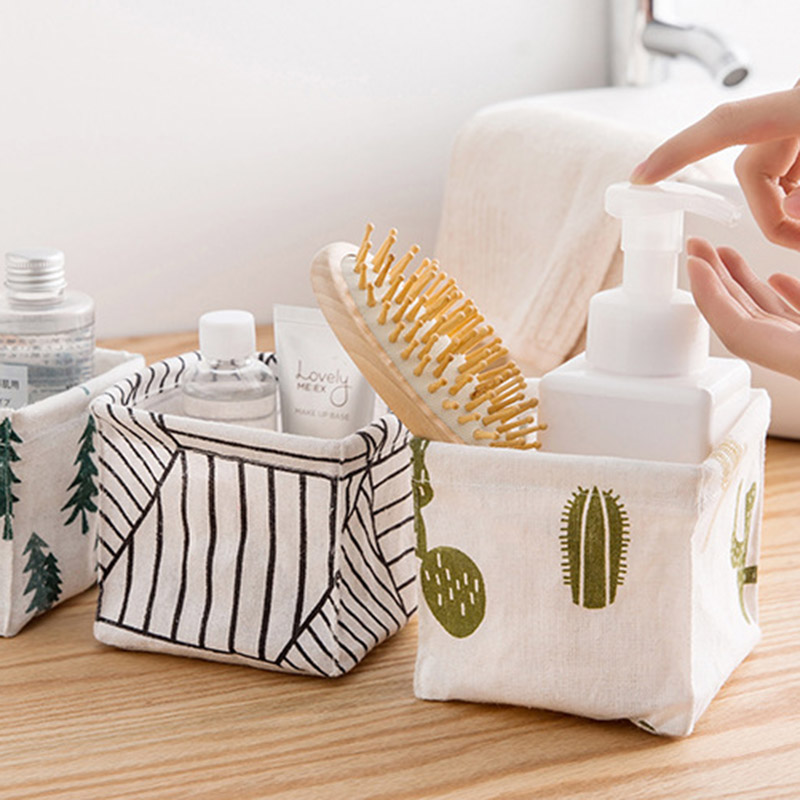 Giỏ Vải Đựng Vật Dụng Tiện Lợi Xinh Xắn