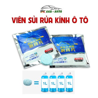 Viên sủi rửa kính ô tô - Tẩy sạch kính, 100% sinh học, thân thiện môi trường