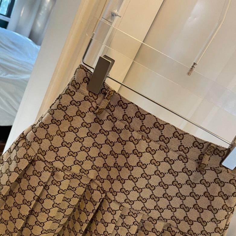 NEW ARRIVALS FREESHIP- CHÂN VÁY TENNIS HOẠ TIẾT GUCCII CAO CẤP