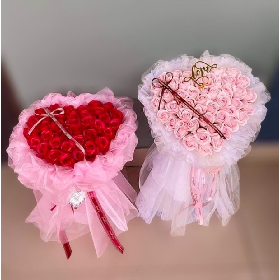 Bó hoa hồng sáp thơm dùng làm quà tặng valentine và 8/3 cho người yêu - Hàng cao cấp lưu hương lâu (Có xuất hóa đơn đỏ)