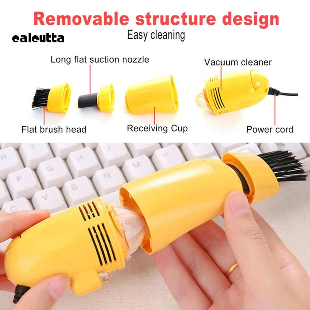 Chổi mini lau bụi bàn phím máy tính có cổng USB tiện lợi