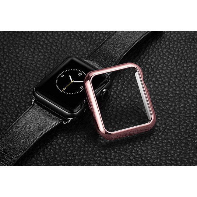 [CHÍNH HÃNG] Ốp dẽo trong suốt Apple watch viền si hãng Xundd