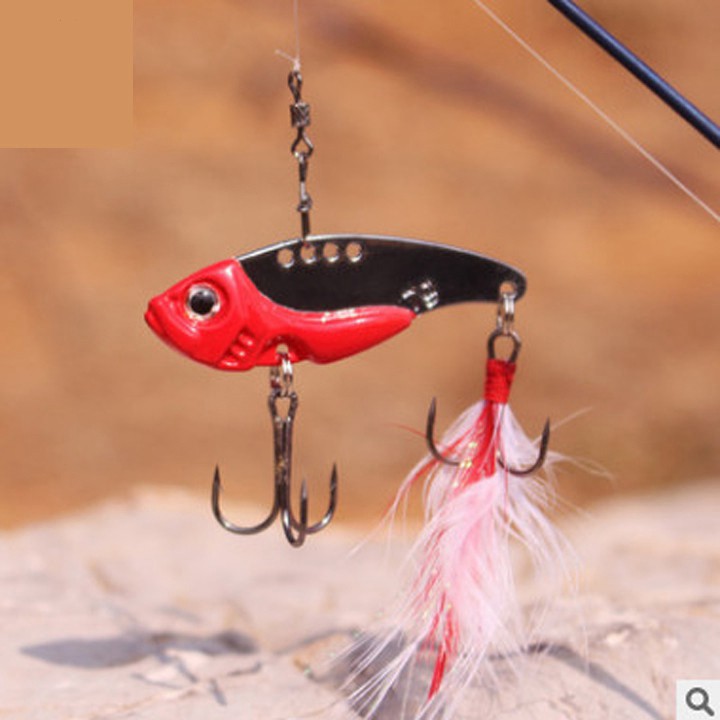 Mồi câu lure cá sắt có đuôi siêu nhạy 7g 10g chuyên câu cá lóc