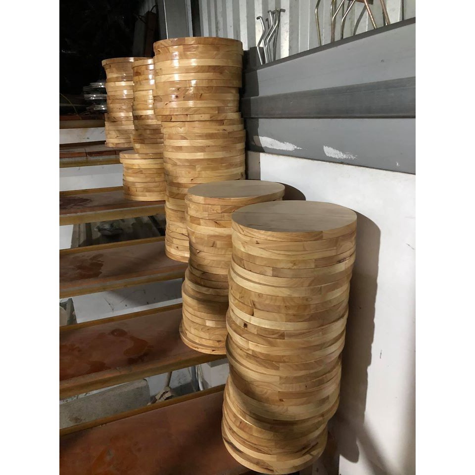 Tấm gỗ cao su tròn 33 x 33cm | BigBuy360 - bigbuy360.vn