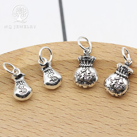 Charm bạc hình túi treo - NQ Jewelry