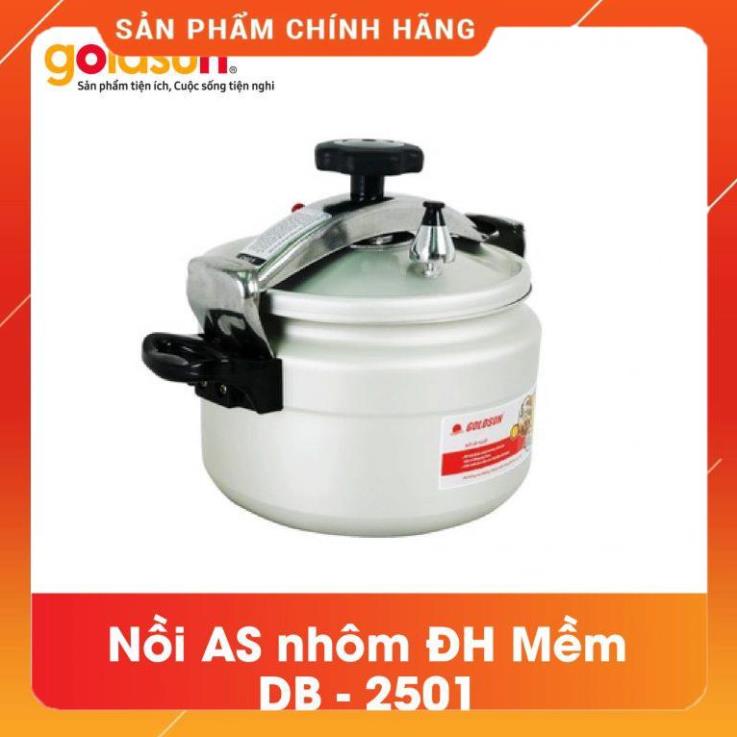 Sale Chào Hè Nồi ÁP SUẤT GOLDSUN  nhôm ĐH Mềm DB – 2501