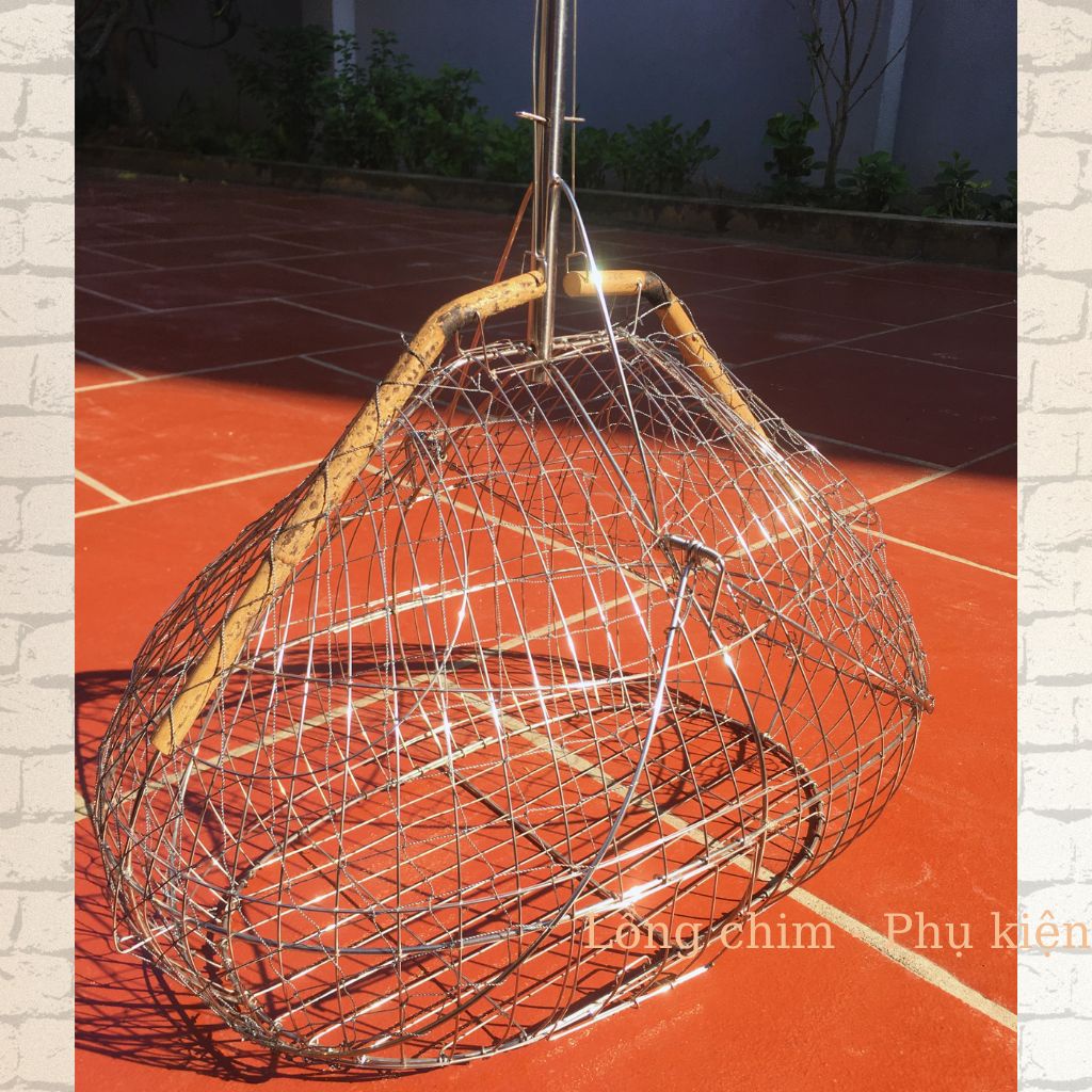 Lồng bẫy, Lồng bẫy Chào Mào, Lụp bẫy chim Chào Mào chất liệu Inox cao cấp, bền, đẹp