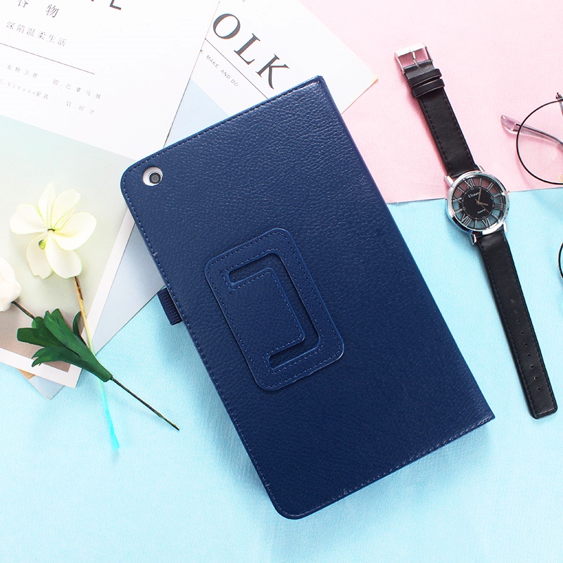 Bao Da Máy Tính Bảng Nắp Lật Nam Châm Có Giá Đỡ Cho Huawei MediaPad M2 8.0 M3 Lite 8 M5 M6 8.4 T3 8"