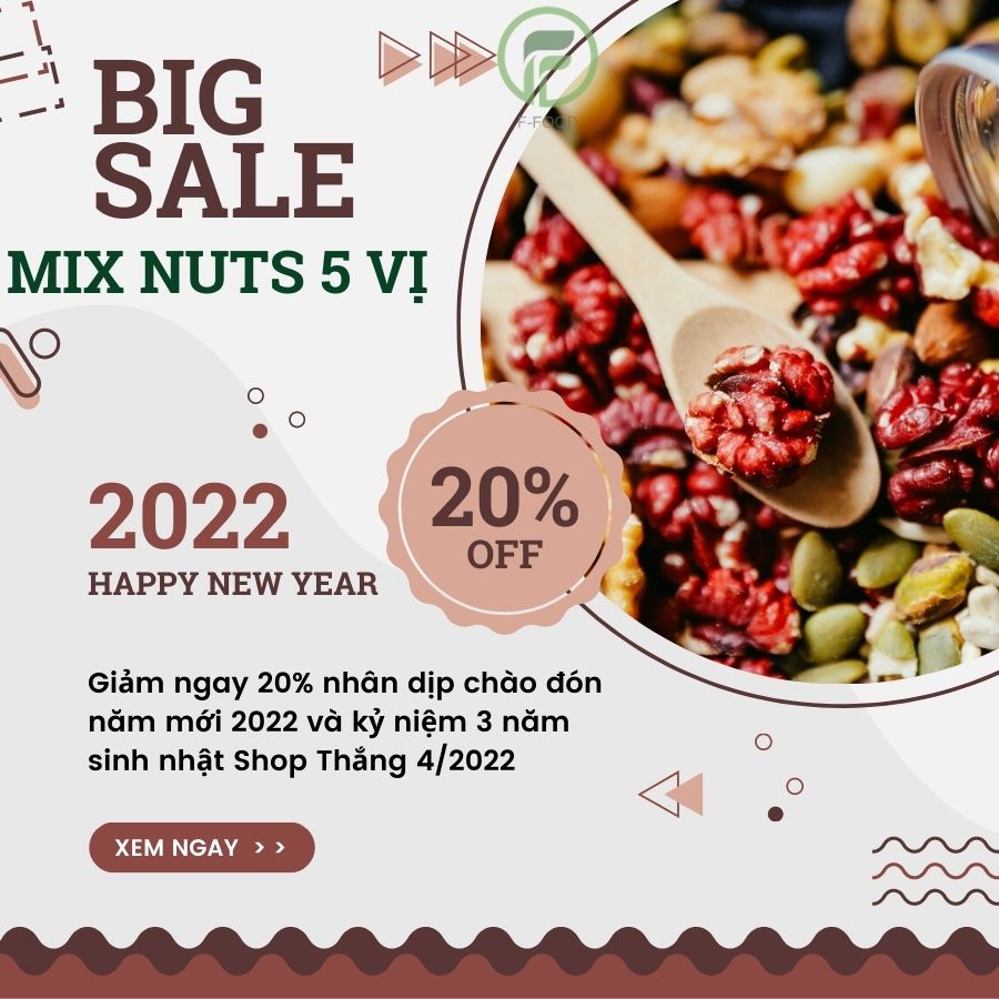 Ngũ Cốc Granola Hộp 500Gram 100% Hạt -  Hạt Dinh Dưỡng Mix 500Gr Ngon Ngậy Tốt Cho Sức Khỏe, Người Ăn Kiêng, Bà Bầu