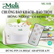 (Mới) Chuông Cửa Báo Khách Moli B3 Chính Hãng Bh 1 Năm