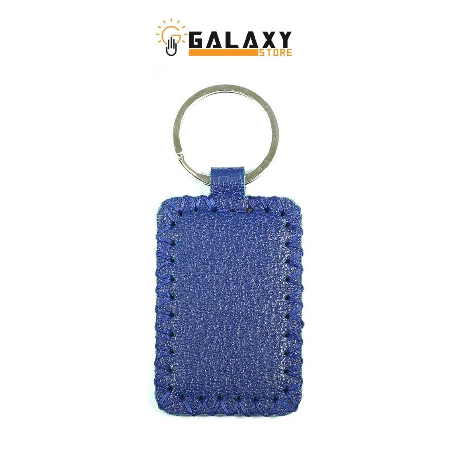 [Nhập GALA10 giảm 10%] Móc Khóa Da Bò Thật Handmade Galaxy Store Móc Chìa Khóa Xe GMK01 (5 x 3.5 cm)