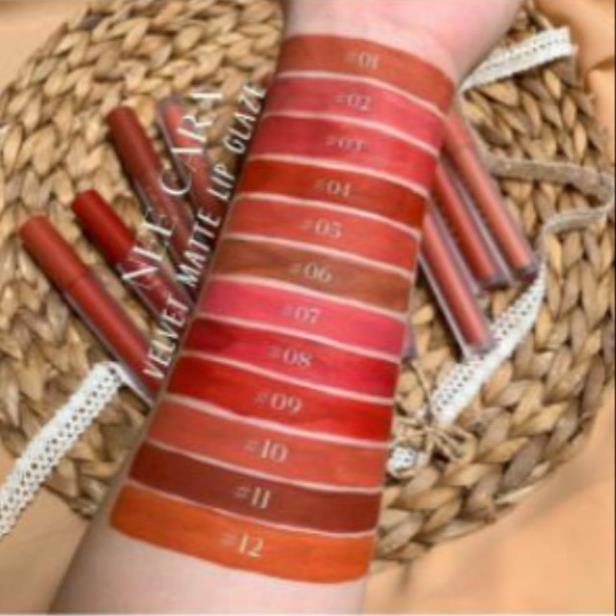 Son kem Neecara Velvet Matte Lip Glaze - Màu 11 - Mới- Thái Lan