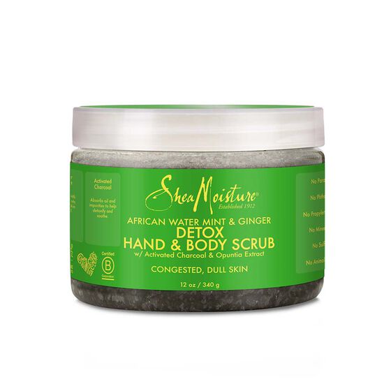 Bill US - Tẩy tế bào chết toàn thân SheaMoisture Detox Hand and Body Scrub 340g