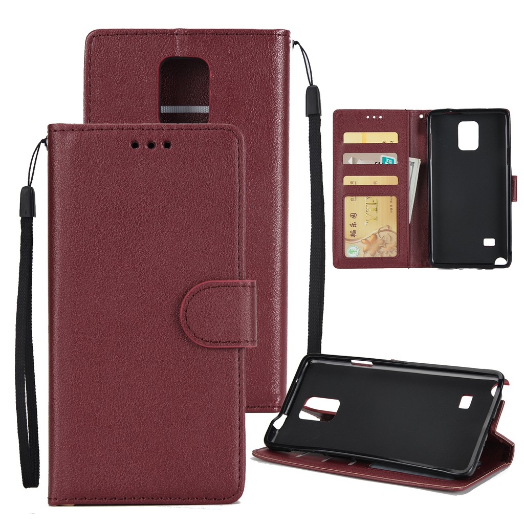 Bao da sang trọng thiết kế đơn giản dành cho Samsung Galaxy Note 4 | BigBuy360 - bigbuy360.vn