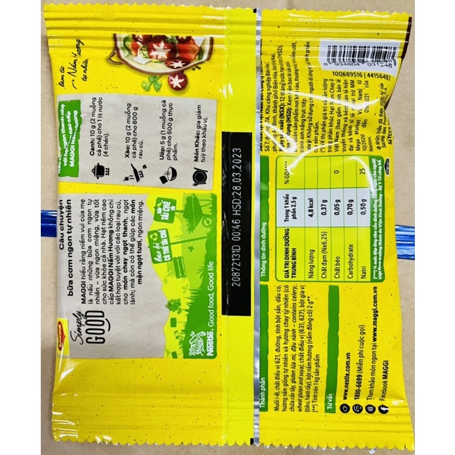 Hạt nêm Maggi chay gói