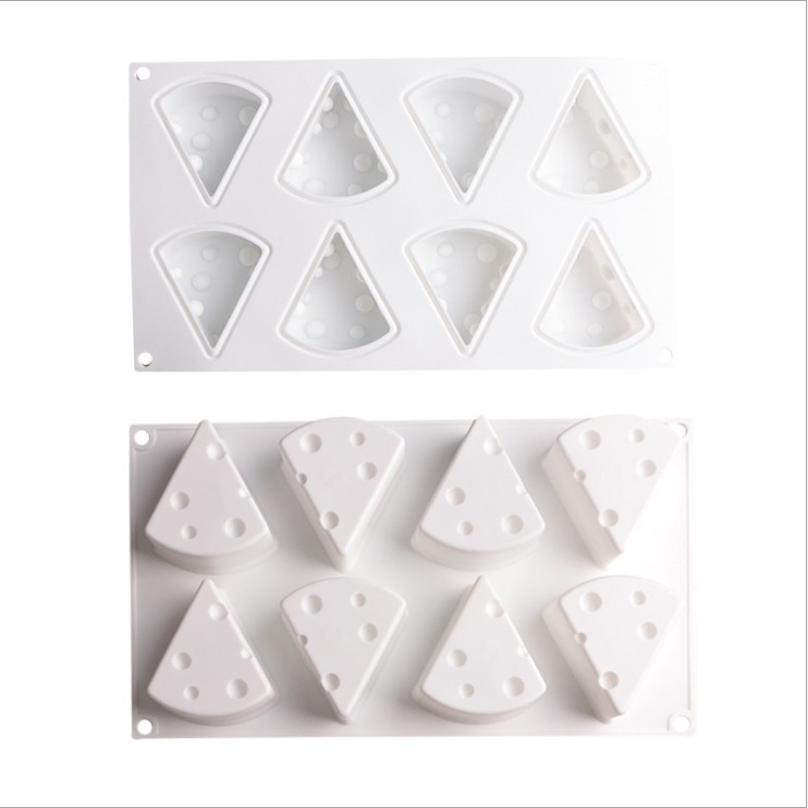 Khuôn silicon hình phô mai, khuôn làn bánh puding, thạch các loại - Mint ăn dặm