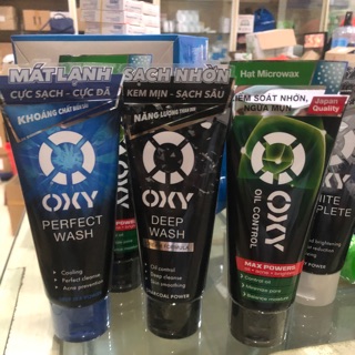 Sữa rửa mặt Oxy các loại tuýp 100g