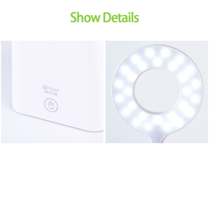 Đèn bàn LED Bảo vệ mắt Học tập Đèn LED để bàn Đèn đọc sách có thể sạc lại Đèn ngủ có giá đỡ bút cho học sinh