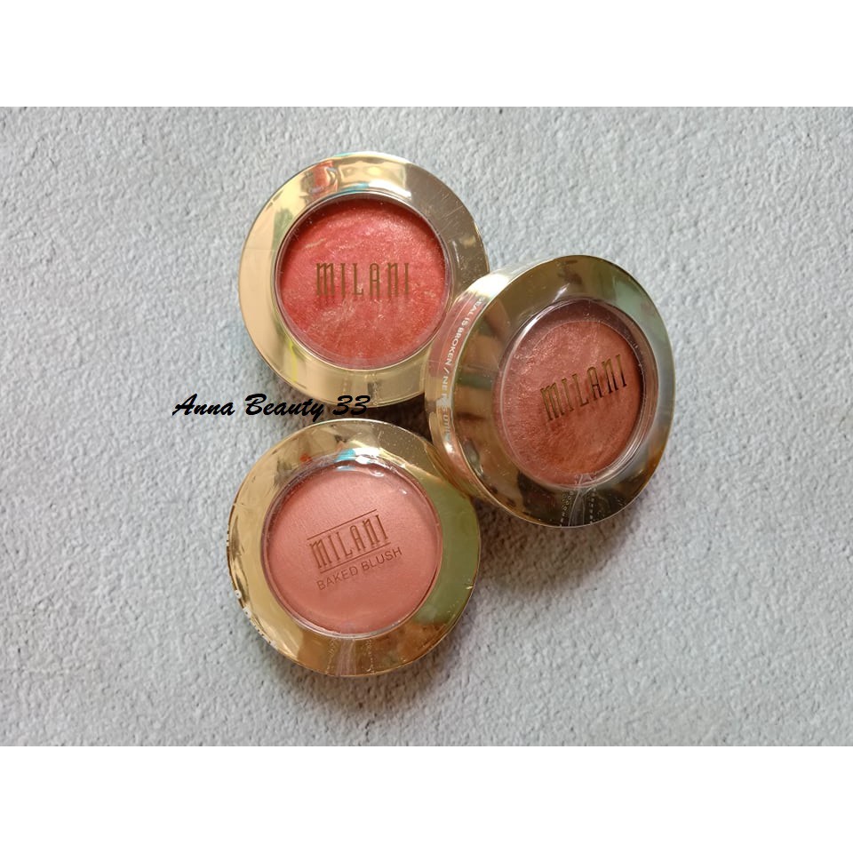 [ Ảnh Chụp Thật ] Phấn Má Hồng Milani Baked Powder Blush