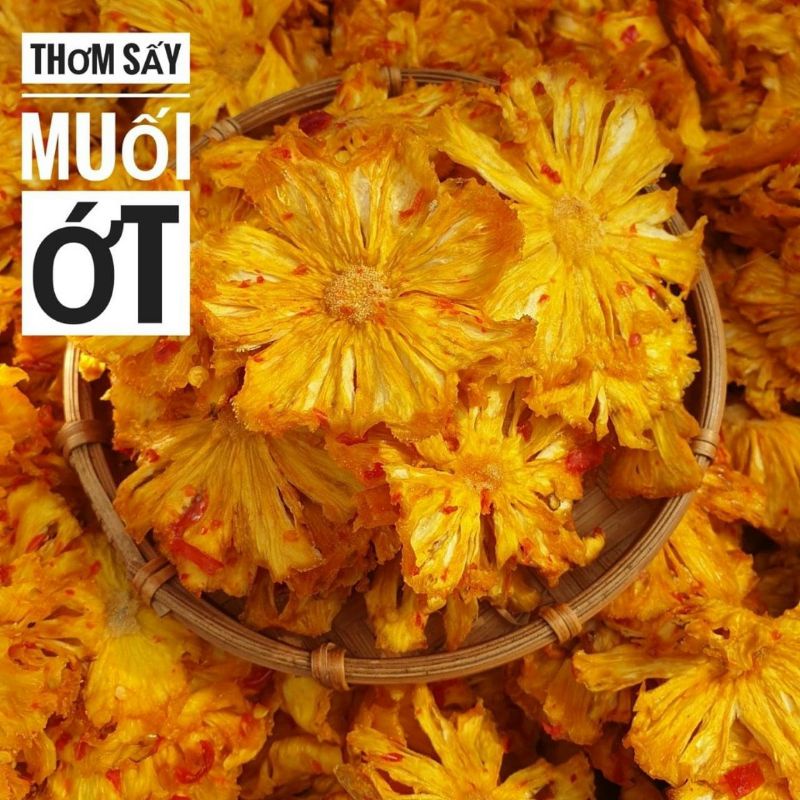 Thơm sấy muối ớt lon 300gram | Hàng sẵn Giao Ngay ⚠️Lẻ = Sỉ ⚠️[FREE SHIP]TỪ ĐƠN 50K