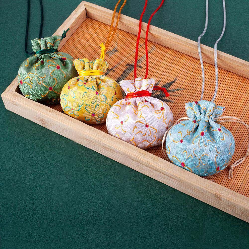 QQMALL Túi Thơm Treo Xe Hơi Màu Sắc Cổ Điển Phong Cách Trung Hoa