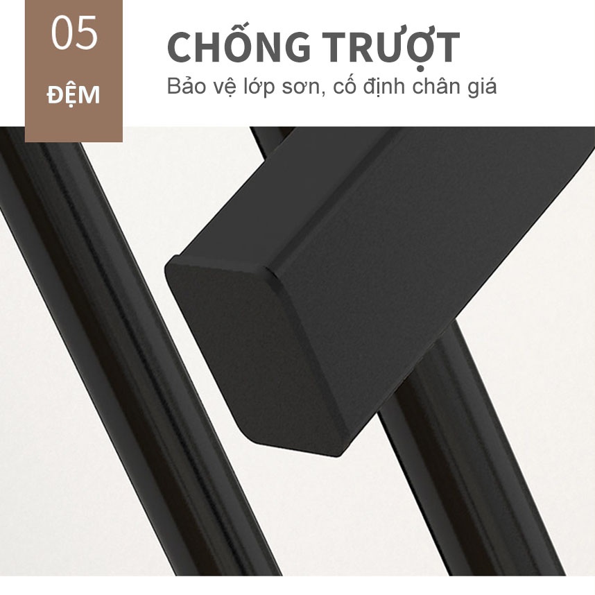 Giá treo quần áo, kệ giày dép 2 trong 1 tiện lợi SAGOKER, mã GQA947