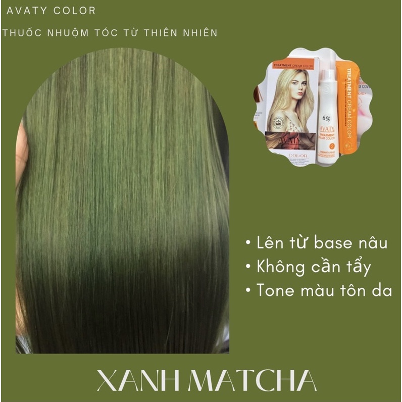 Thuốc nhuộm tóc Xanh Matcha