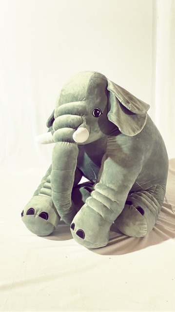 Voi xám thú nhồi bông cao cấp - voi xám đáng yêu - nadushop