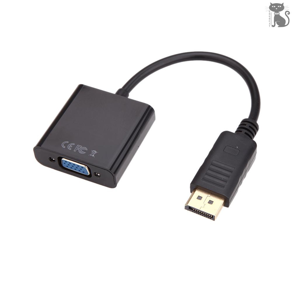 COD☆ Hot-selling 1080p DP DisplayPort Male to VGA Female Converter Adapter Cable