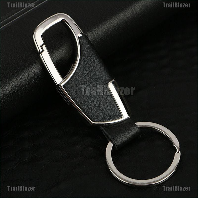 Móc Khóa Da Kim Loại Sáng Tạo Cho Nam