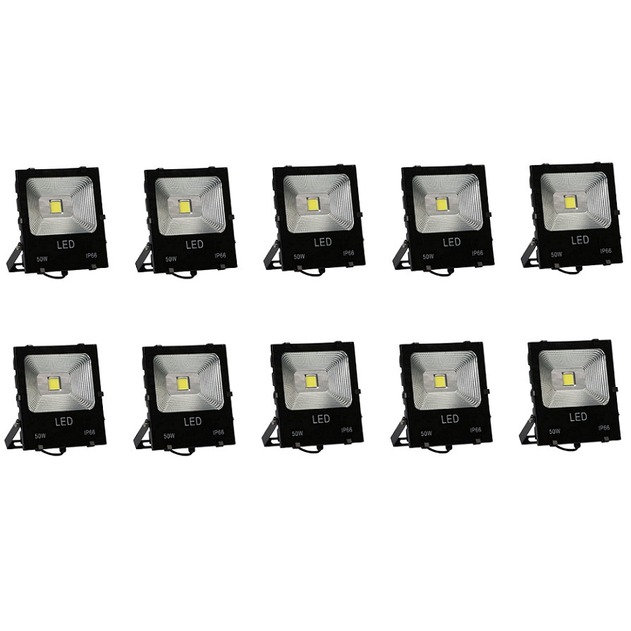Bộ 10 đèn Led pha COB 50W