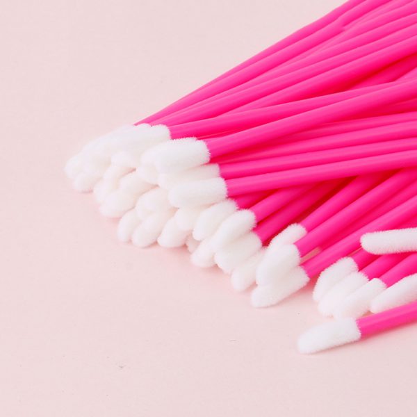 Cọ mềm 50 cây, tăm bông vệ sinh mi, tăm tháo mi đầu to Thiên Di Nail