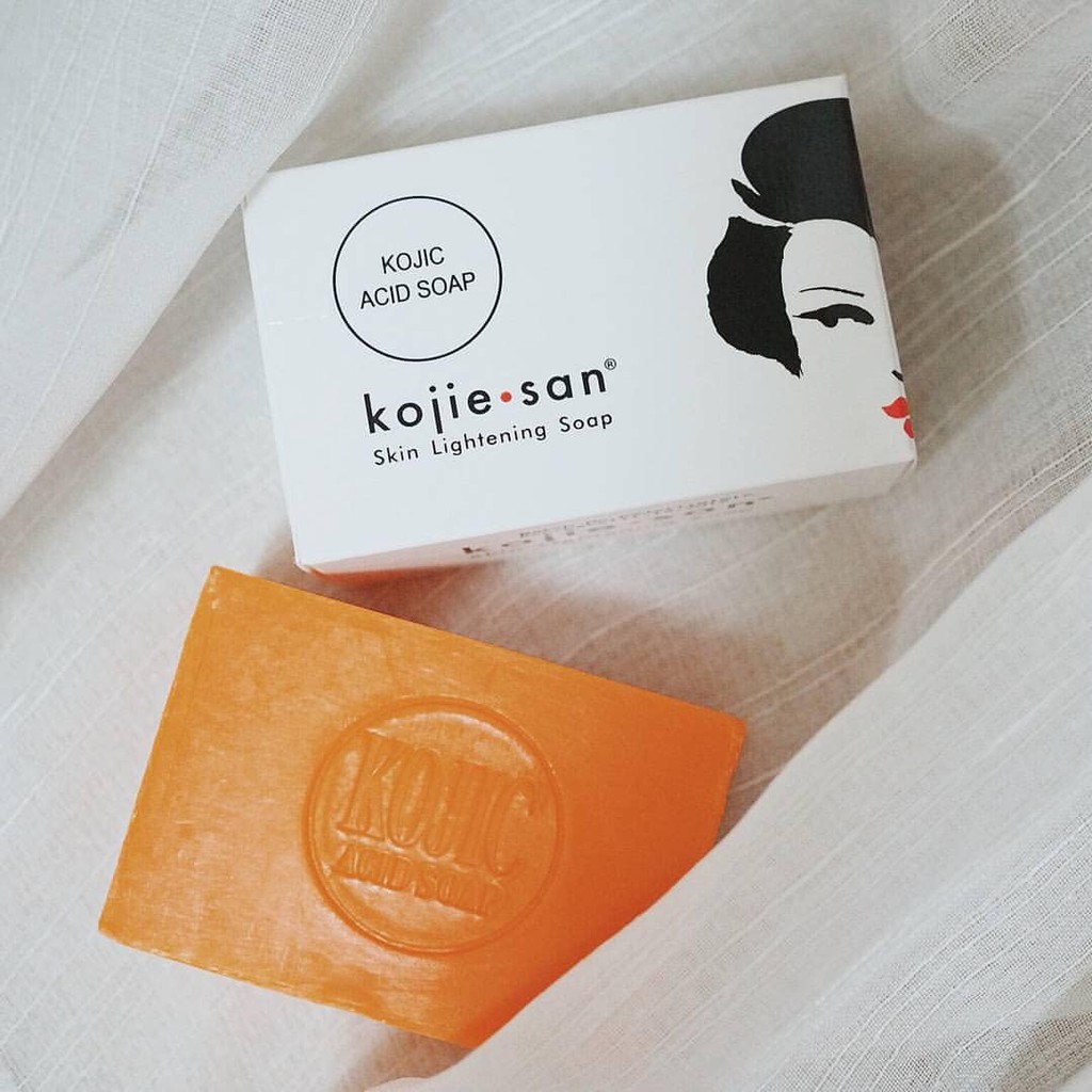 [XÀ BÔNG TẮM TRẮNG] soap Kojie San đánh bay mụn lưng và vùng da đen sạm