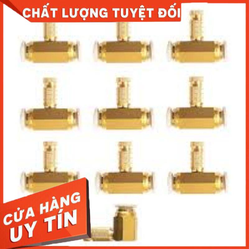combo 10 bộ đế và béc phun sương bằng đồng làm mát