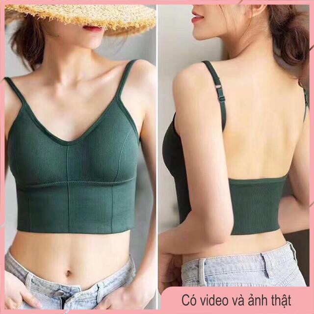 Áo Bra Gym/yoga Croptop Khoét Lưng Tạo Eo Phiên Bản Mới Hot 657