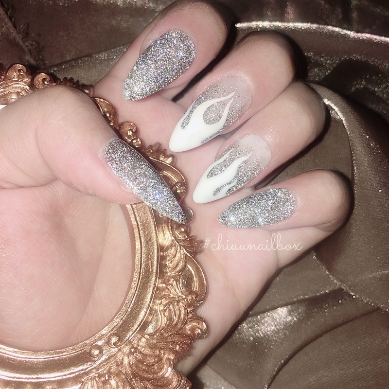 Món úp thiết kế_Mã flash lửa[ Nailbox]