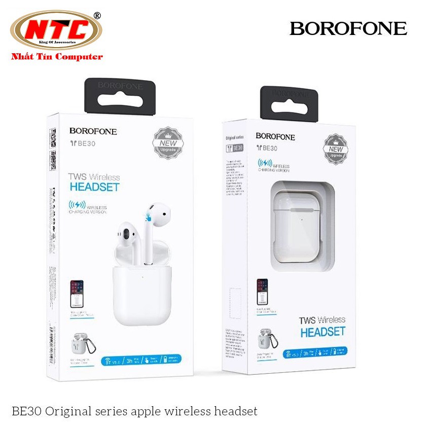 Tai nghe Bluetooth True Wireless Borofone BE30 Plus series V5.0, Kết nối tự động popup