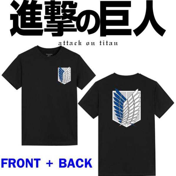 SALE 50%  ÁO THUN ATTACK ON TITAN STATIONARY GUARD ANIME unisex giá tốt kèm chất lượng