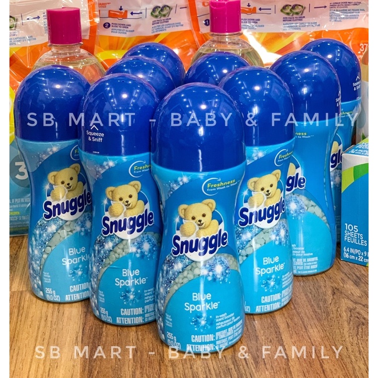 Viên xả vải, hạt thơm quần áo Suggle Blue Sparkle hương Tươi mát, dùng được cho quần áo trẻ em